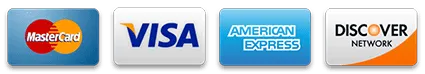 Accepted payment methods: Visa, Mastercard, PayPal, and American Express